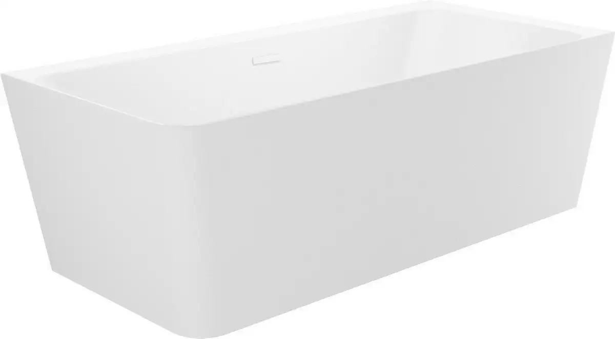 Ванна Wellsee Bromance 170x78 23160302R (пристенная ванна (правая) белый глянец, экран, ножки, сифон-автомат глянцевый белый) - фото товара