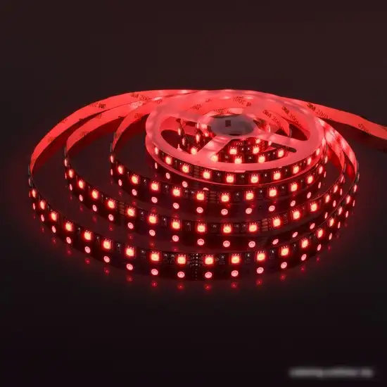 Светодиодная лента Elektrostandard 24V 14.4W 60Led 5050 IP20 RGB, Black a053681 – фото товара