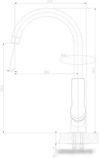 Смеситель Rossinka Silvermix RS27-23 - фото товара