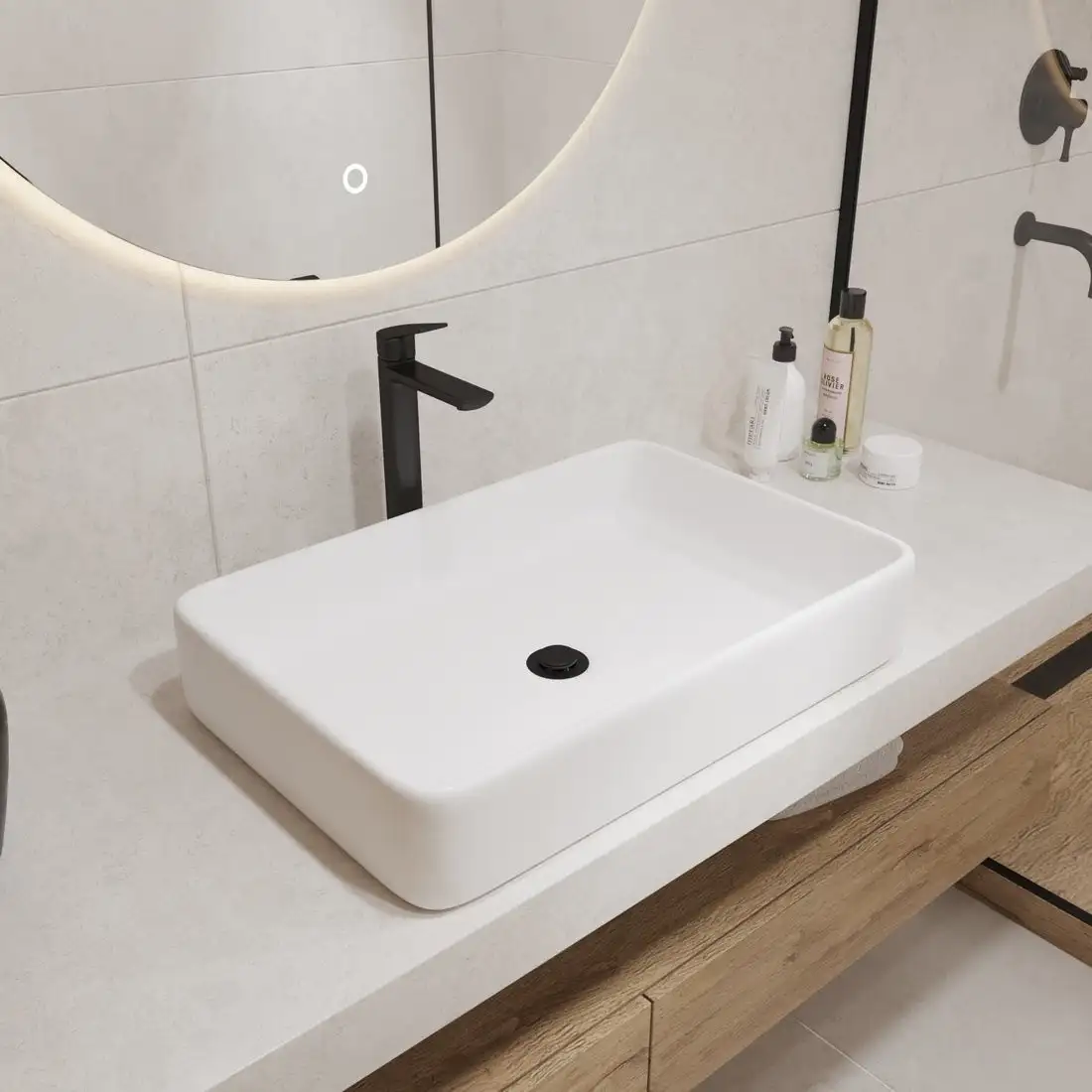 Умывальник Lauter 21842 + клапан 21190W - фото товара