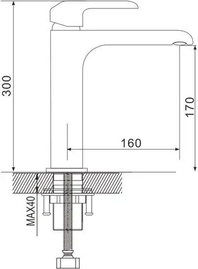 Смеситель Rose R2111F - фото товара