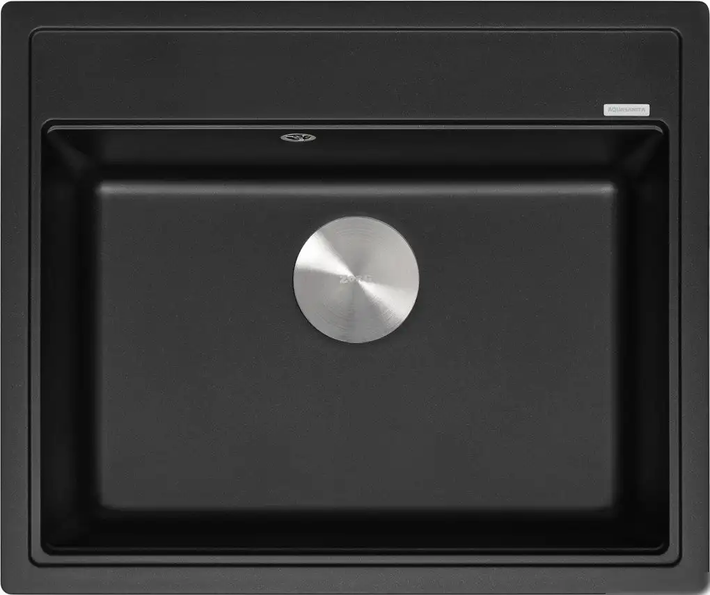 Кухонная мойка ZorG Rock 60 Premium black metallic - фото товара