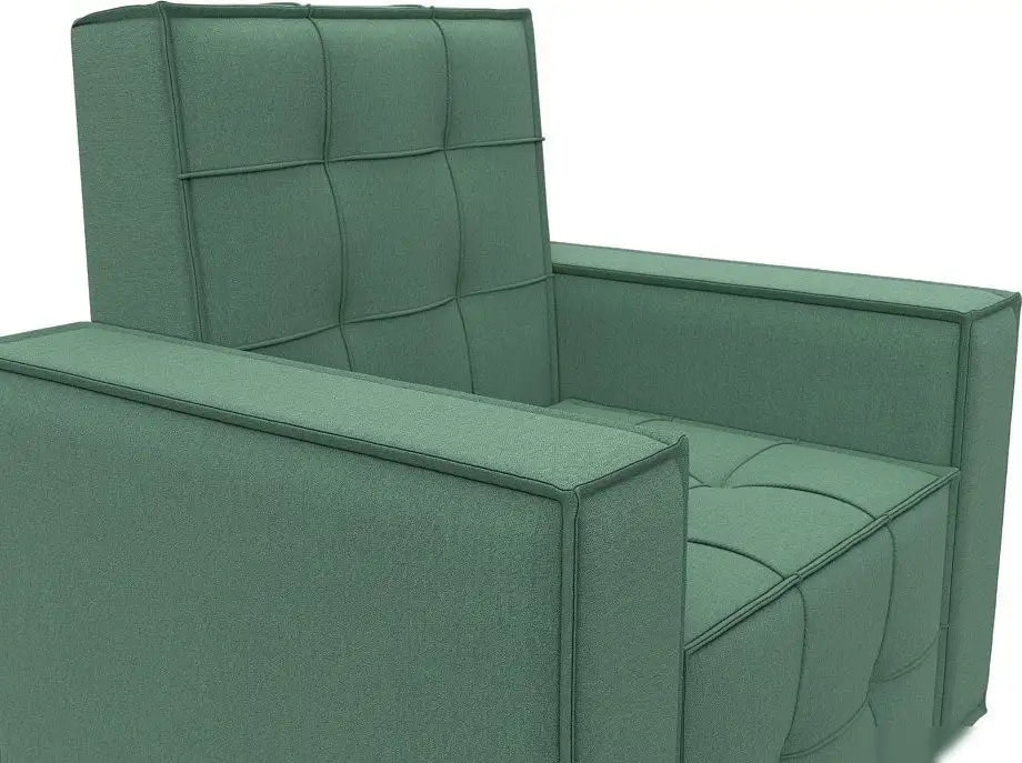 Интерьерное кресло Лига диванов Лига-067 132289 (рогожка Амур 11 зеленый)