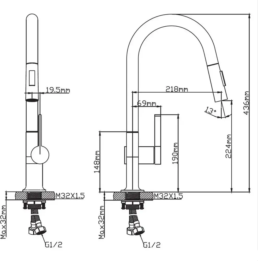 Смеситель Diadonna Д60-0005QH - фото товара