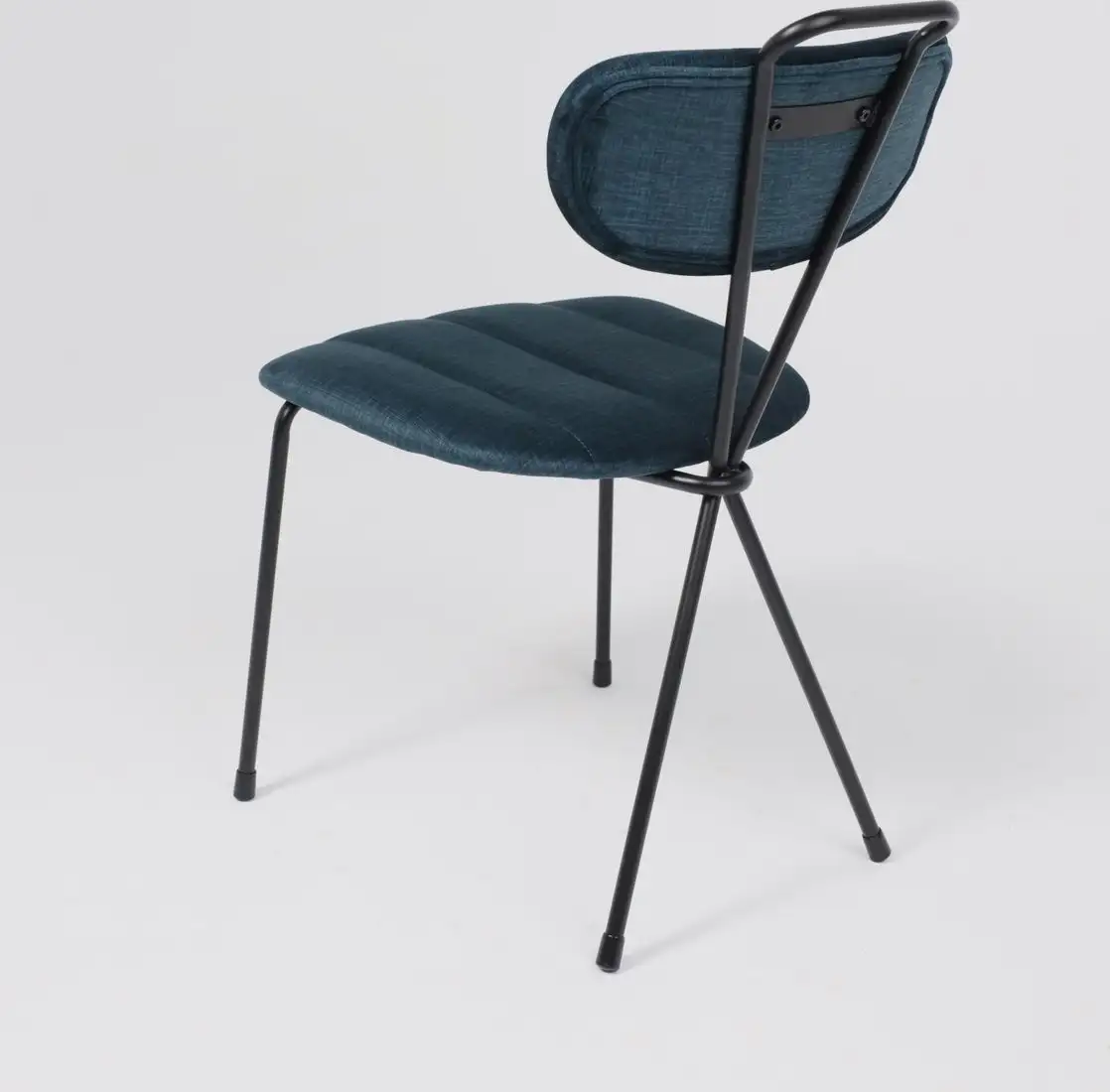 Стул AksHome Tori (темно-бирюзовый велюр Voss 86/черный)