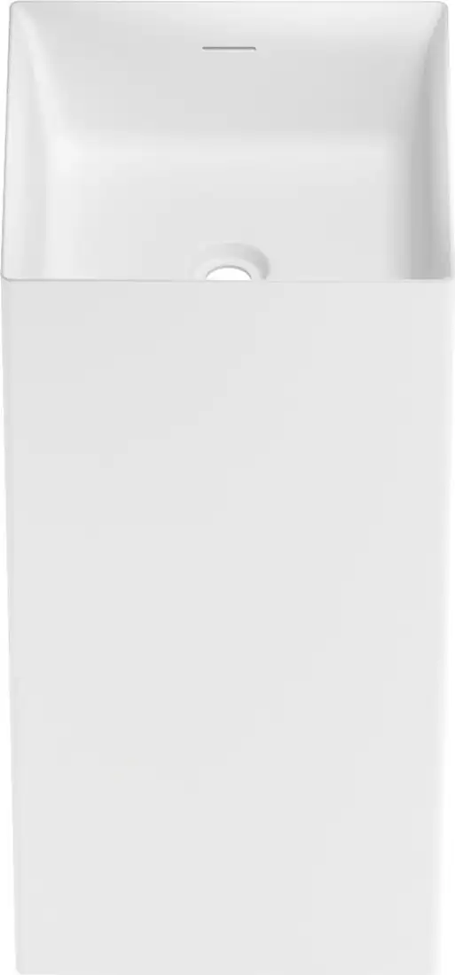 Умывальник Wellsee Pure BY Wellsee 230712000 (отдельностоящий, без отверстия под смеситель, матовый белый) - фото товара