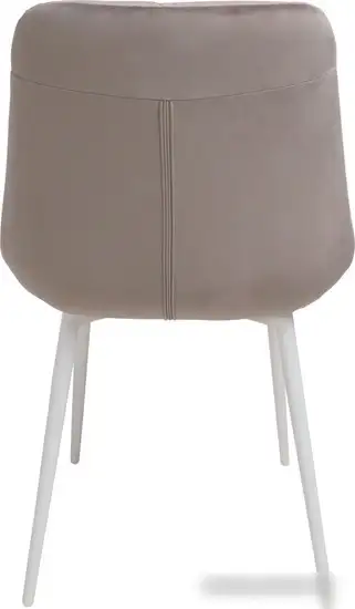 Стул Алвест Av 435 (светло-коричневый бархат H-61/белый)