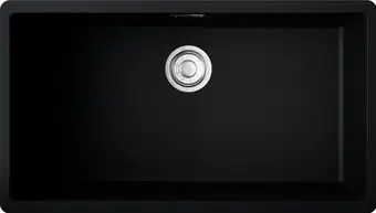 Кухонная мойка Omoikiri Kata 74-U-BL Artgranit (черный) - изображение в каталоге