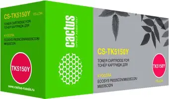 Картридж CACTUS CS-TK5150Y (аналог Kyocera TK-5150Y) – изображение в каталоге