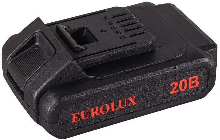 Дрель-шуруповерт Eurolux ДА-20/2Li 72/14/52 (с 2-мя АКБ, кейс) – фото товара