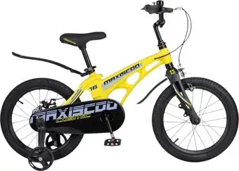 Детский велосипед Maxiscoo Cosmic Стандарт 16 2025 MSC-C1641 (желтый матовый) – изображение в каталоге