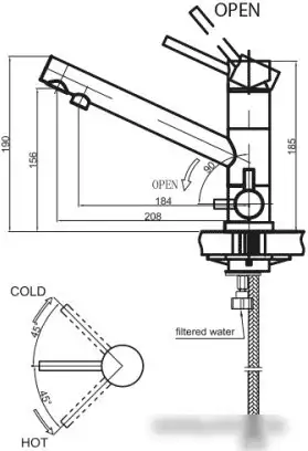 Смеситель Omoikiri Tonami-PL [4994062] - фото товара