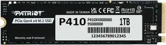SSD Patriot P410 1TB P410P1TBM28H – изображение в каталоге