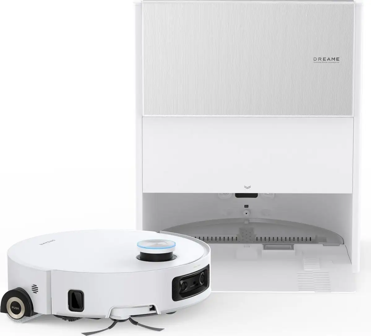 Робот-пылесос Dreame Robot Vacuum Aqua10 Ultra Roller Complete Black RLH71DE-1 (евровилка, белый) - фото товара