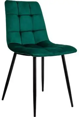 Стул AksHome Dallas (зеленый велюр 78/черный) – изображение в каталоге
