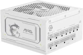 Блок питания MSI MAG A1000GL PCIE5 WHITE – изображение в каталоге