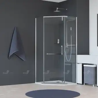 Душевой уголок RGW HO-081 350608100-21 100x100 (хром/матовое-сатинат стекло)