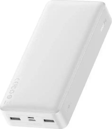 Внешний аккумулятор Baseus Bipow Digital Display 20000mAh (белый) – фото товара