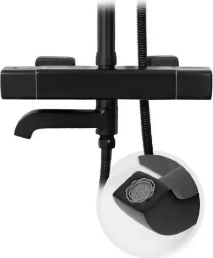 Душевая система Grocenberg GB7005 (черный матовый) - фото товара