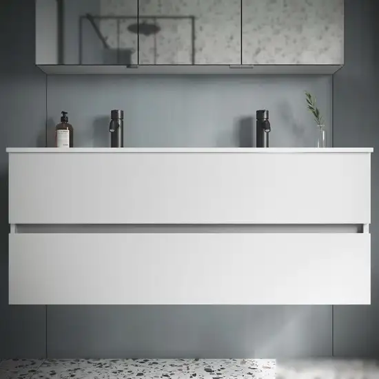 Sancos Тумба под умывальник Urban UR120-2W (белый глянец) – фото товара