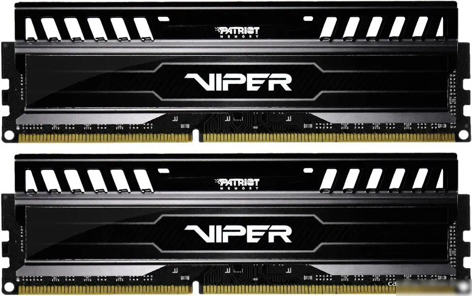 Оперативная память Patriot Viper 3 Black Mamba 2x4GB KIT DDR3 PC3-12800 (PV38G160C9K) – фото товара