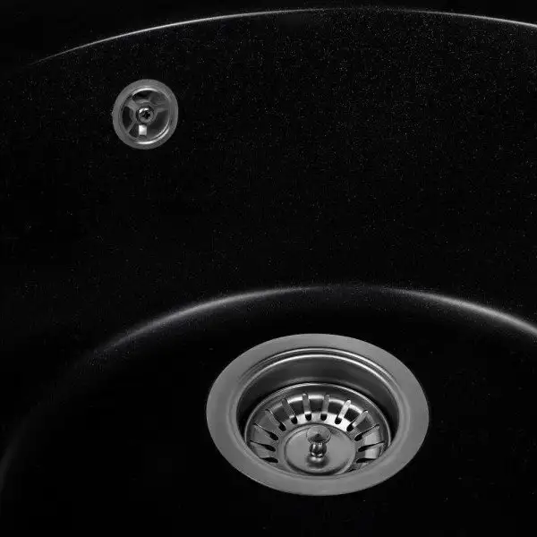 Кухонная мойка Saniteco Nova (оникс с сифоном) - фото товара