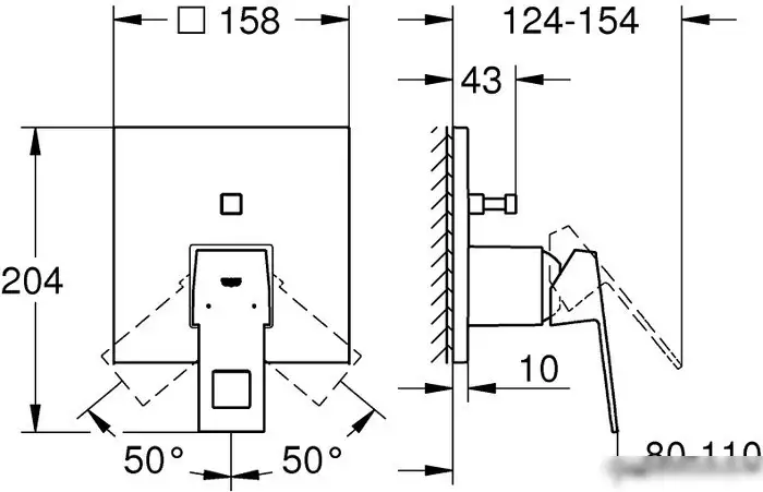 Смеситель Grohe Eurocube 24062000 - фото товара