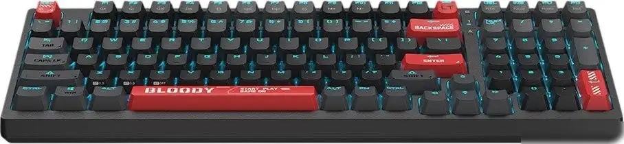 Клавиатура A4Tech Bloody AT98 (черный/красный) – фото товара