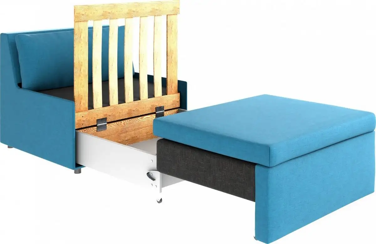 Кресло-кровать Mio Tesoro Тилаус ACH (Twist 12 Petrol Turquoise) – фото товара