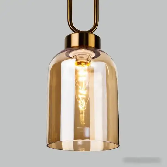 Подвесная люстра Евросвет Flou 50229/1 (янтарный) – фото товара