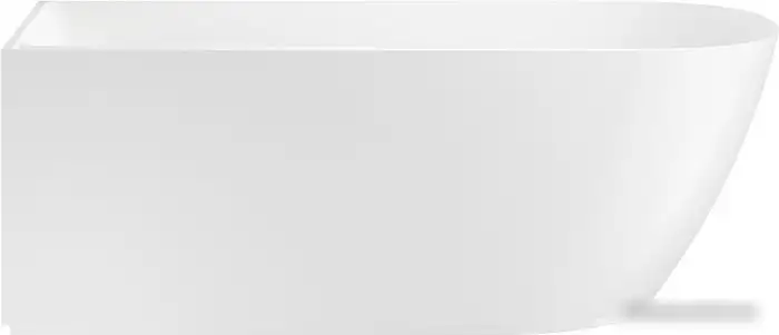 Ванна Wellsee Camellia 2.0 167x82 236201004 (отдельностоящая ванна (левая) белый глянец, экран, ножки, сифон-автомат золото) - фото товара