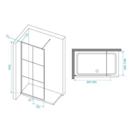 Душевая стенка RGW Walk In WA-111B 411011109-84 - фото товара