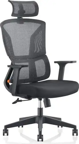 Офисное кресло SitZone U-065A (сетка/ткань, черный) – изображение в каталоге