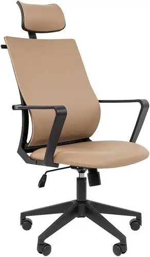 Офисное кресло CHAIRMAN 545 (экокожа бежевый) – изображение в каталоге