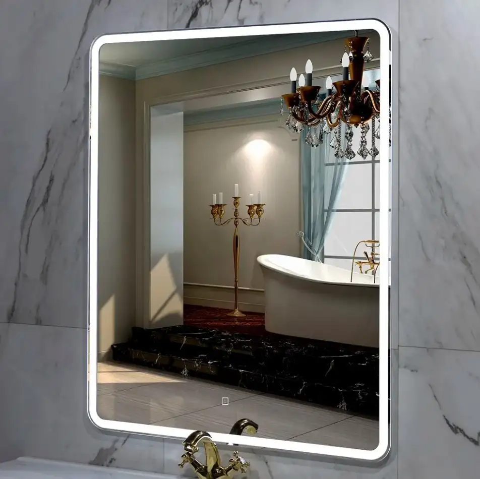 Пекам Зеркало Marta 1 80x140 marta1-180x40s (с подсветкой, с сенсором на прикосновение) – фото товара