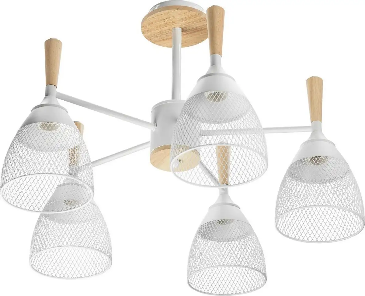 Подвесная люстра Sundays Home R-25 6211 (с лампами Е27 12W 4100K 5шт) – фото товара