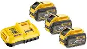 Аккумулятор DeWalt DCB118X3 (18В/3x9 Ач + 18В)