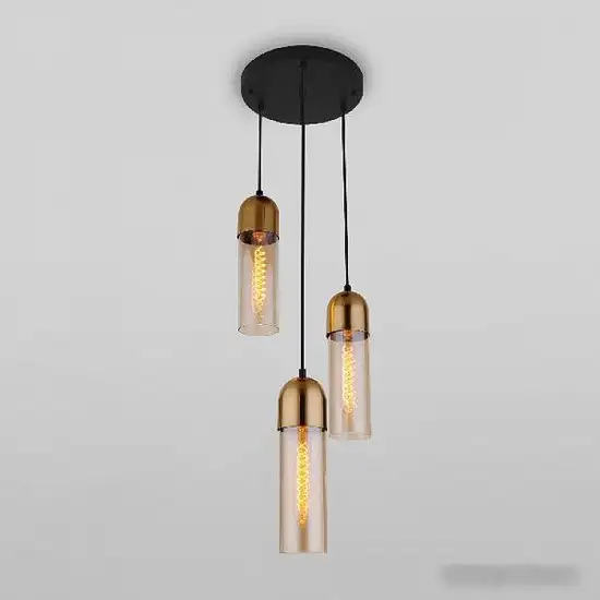 Подвесная люстра Евросвет Airon 50180/3 янтарный – фото товара