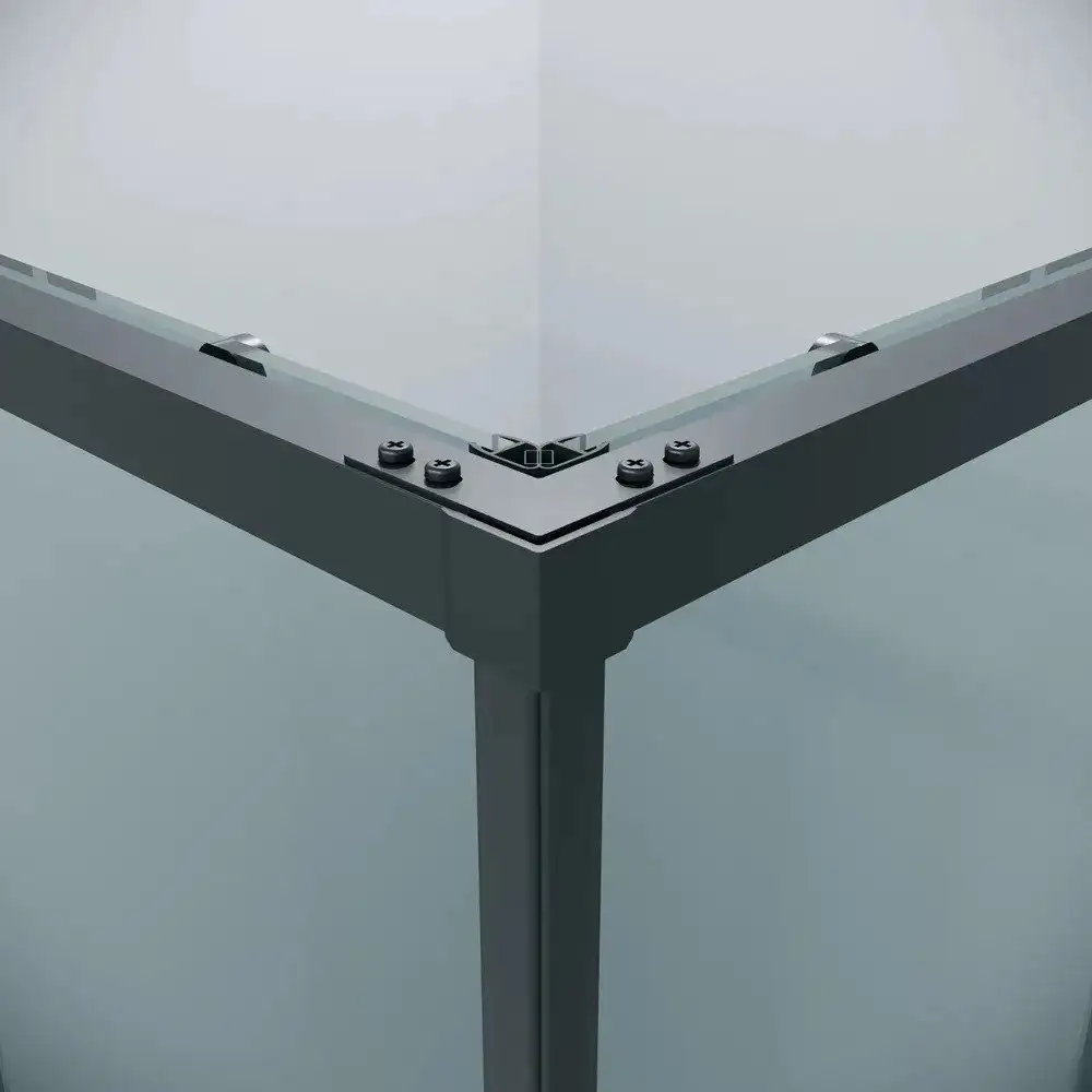 Душевой уголок Grossman Galaxy 120x80x195 300.K33.01.1280.21.00 (черный матовый/прозрачное стекло) - фото товара