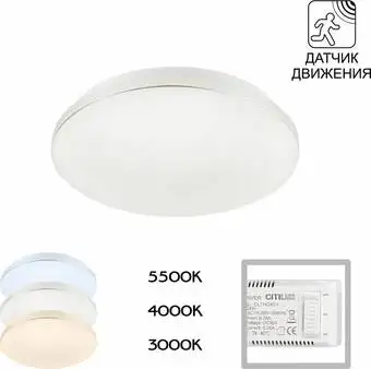 Припотолочная люстра Citilux Симпла CL71424SV – изображение в каталоге