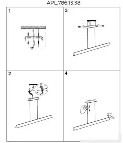 Подвесная люстра Aployt APL.786.13.38 – фото товара