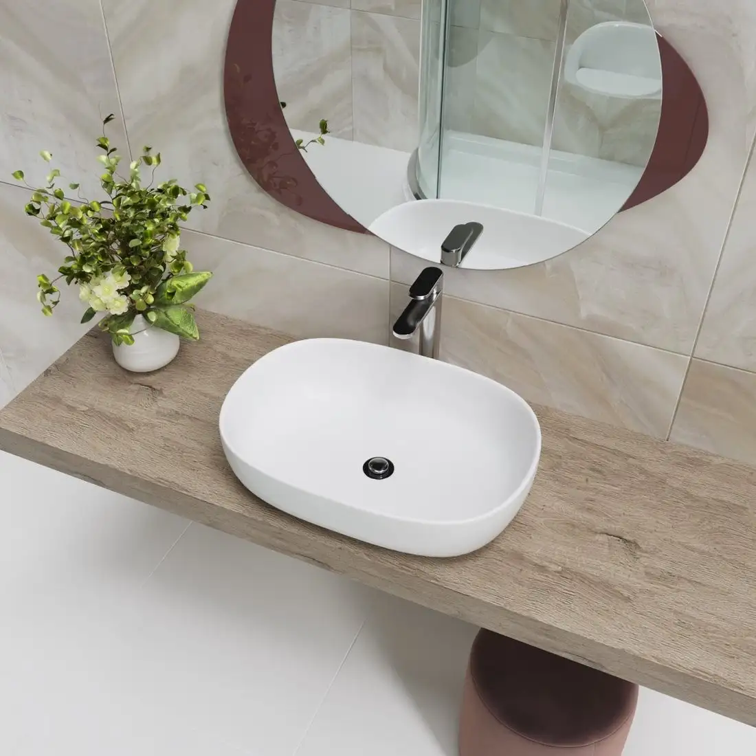 Умывальник Lauter 21836 + клапан 21190W - фото товара