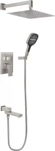Душевая система Hansberge H6075 (никель) - изображение в каталоге
