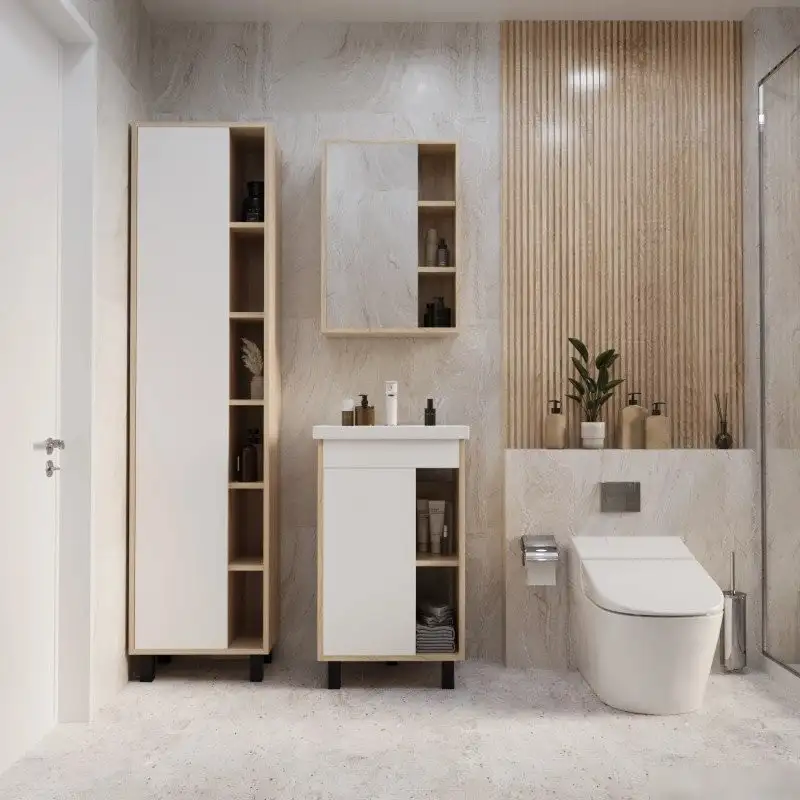 Mixline Шкаф с зеркалом для ванной Милтон-50 557614 – фото товара