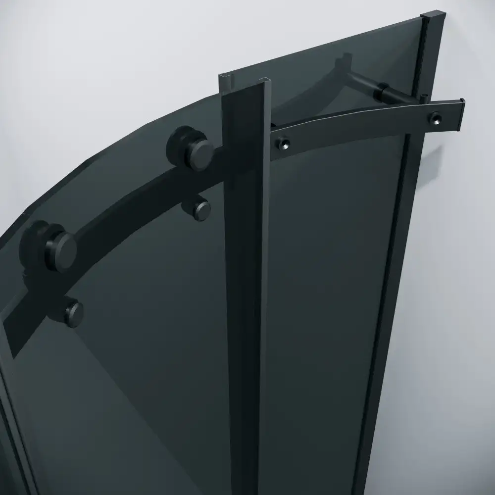 Душевой уголок Grossman Classic 100x100x195 301.K33.04.1010.21.10 (черный матовый/тонированное стекло) - фото товара