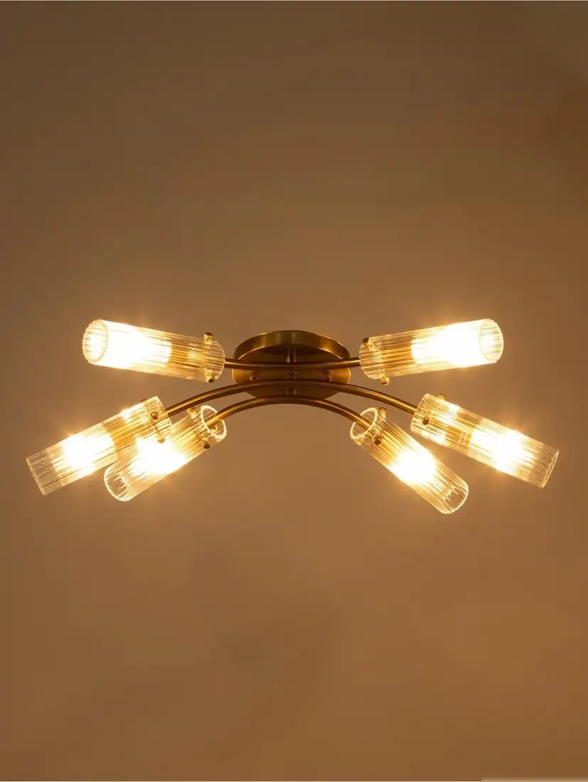 Подвесная люстра BayerLux Рико 10777414 (бронза) – фото товара