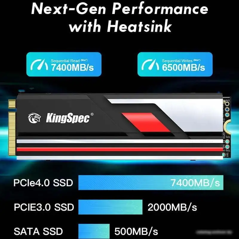 SSD KingSpec XG7000 Pro 1TB – фото товара