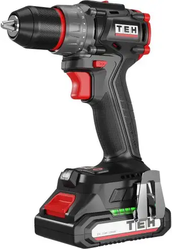 Дрель-шуруповерт TEH TDBL420-2B (с 2-мя АКБ, кейс) – изображение в каталоге