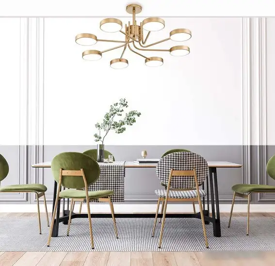 Люстра средней высоты Escada Skylar 10258/8 LED*70W Champagne gold – фото товара