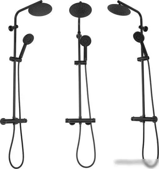 Душевая система Rea Bliss Black REA-P8804 - фото товара